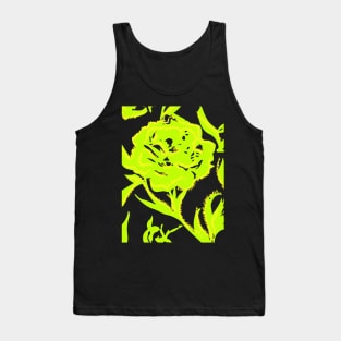 Flower spring fluorescent Tank Top